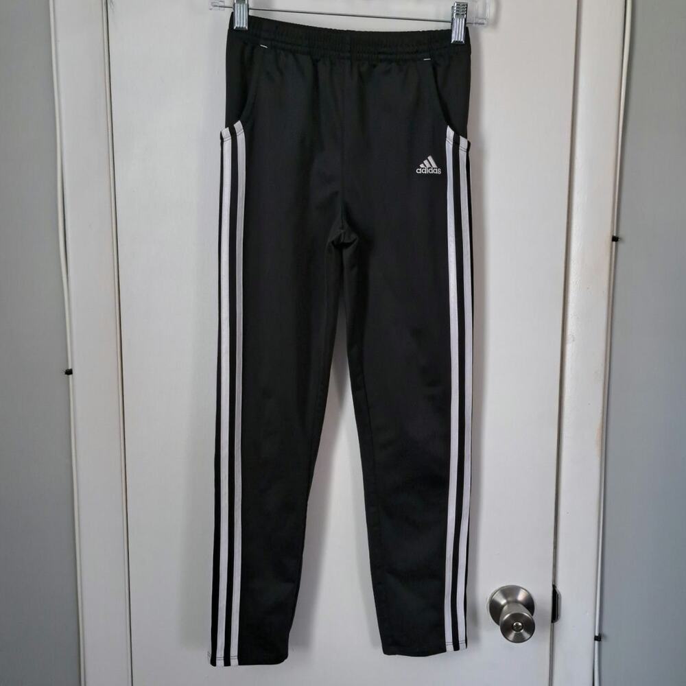 Adidas Youth Black Track Pants Medium 10/12